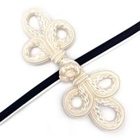 10 Pairs Handmade Chinese Frog Closures Buttons Knot Fastener for Cheongsam Tang Suit Traditional Handcraft Decor Buttons 6x14cm