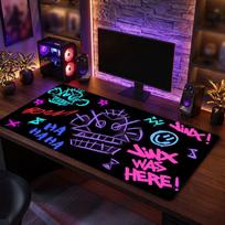 Big Mouse PadArcane Extended Soft Desk Mat Gaming Office Computer Table Decor Mat 30cmx80cm