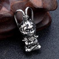Monkey King Black Myth Sun Wukong Pendant 50cm(Necklace Size) black
