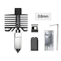For Bambu Lab P1S P1P X1 X1C Hotend 0.2 0.4 0.6 0.8 Bambulab Nozzle Hot End Hardened Steel Integrated Prevents Material Leakage