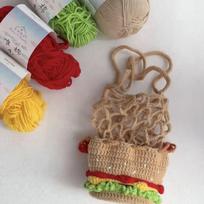 Handmade Crochet Cup Holder Knitted Cup Sleeve Cute Crochet Water Bottle Carrier  Outdoor Camping Hamburg