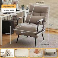 Daugiafunkcinė atlošiama poilsio kėdė-sofa-lova gray