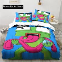 3D Print Funny Play U-Unspeak-able Bedding Set Boys Girls Twin Queen King Size Duvet Cover Pillowcase Bed boys Adult Bedroom EU Single 90x200cm