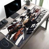 Final Fantasy Print Mouse Pad, Anti‑Slip Desktop keyboard Mat, for PC Laptop Gaming Working Daily Use, Cool Festival Surprise Gift 40cmx90cm