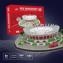 Football Stadium - PGE Narodowy - 3D Puzzle 143 Pieces - Official Model