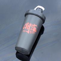 Shaker Cup Gym Protein Powder Bottle, Plastic Sports Water Bottle for Men, Available in Stock, One Piece. Single Layer 600ml