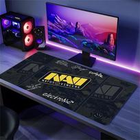 Natus vincure Color Mouse Pad Large Gaming Table Cushion Non-slip Laptop Tablet Big Mousepad XXL Mat Mini PC Playmat With Lock edge 30cmx60cm(11.8x23.6inch) yellow