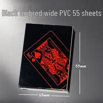 Gold Foil Black Plastic Playing Cards - Waterproof & Wear-Resistant, Perfect for Dou Dizhu Chess and Card Tabletop Games black