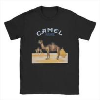 Retro automobilio Camel cigarečių marškinėliai Vintažiniai medvilniniai viršutiniai drabužiai T-shirt Trumpomis rankovėmis Laisvalaikio gatvės apranga Per dydį Moterims Vyrams Drabužiai Motosportas 4XL beige