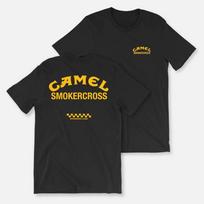 Retro automobilio Camel cigarečių marškinėliai Vintažiniai medvilniniai viršutiniai drabužiai T-shirt Trumpomis rankovėmis Laisvalaikio gatvės apranga Per dydį Moterims Vyrams Drabužiai Motosportas 4XL brown