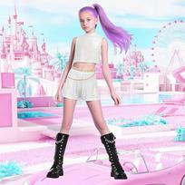 Kpop Demono Medžiotojo Cosplay Kostiumas Rumi Zoey Mira Cosplay Mergaičių Stilius Sceniniai Drabužiai Helovinas 160 white