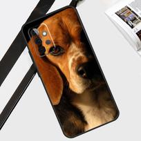 Mielas Bėglio šuo dėklas Samsung Galaxy A06 A56 A36 A26 A16 A54 A34 A14 A12 A22 A32 A52 A13 A53 A15 A35 A55 Samsung A36 brown