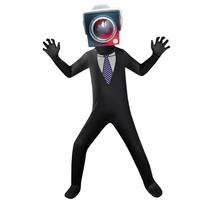 Cos Vibrant Colors Sound Man Camera Man Tv Man Toilet Man And Surveillance Man Monitor,Adult 190 black