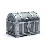 Metalinė mini lobių skrynia