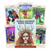 Norse Goddess Rune Oracle kortos