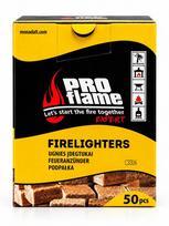 Ugnies įdegtukai PROflame Expert, 50 vnt.