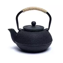 Tetsukyusu emaliuotas 0,6 litro juodos spalvos arbatinukas