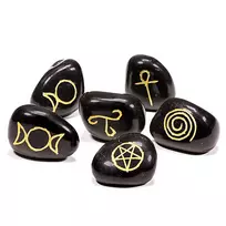 Juodojo agato Wicca simboliai