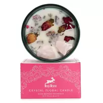 Crystal Floral rožių kvapo žvakė – The Lovers Hop Hare