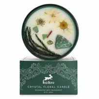 Kristalų žvakė „The Magician“ su nefritu – Enchanted Mint, Hop Hare