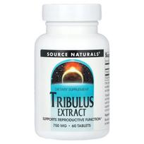 Šaltinis Naturals, Tribulus ekstraktas, 750 mg, 60 tablečių