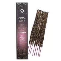 Rožių Kvapo smilkalai su Rožinio Kvarco kristalais Crystal Scents