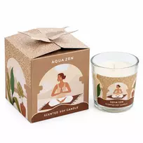 Moonshine Yoga Aqua Zen sojų vaško kvapioji žvakė