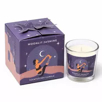 Moonshine Yoga Moonlit Jasmine sojų vaško kvapioji žvakė