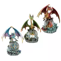 „Dark Legends“ kristalinis rutulys „Drakonų motina“ – sniego gaublys