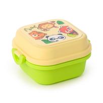 „Adoramals“ „Wild Clip Lock“ daugiaaukštė „Bento“ užkandžių ir pietų dėžutė