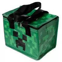Minecraft Creeper izoliuotas pietų krepšys iš RPET