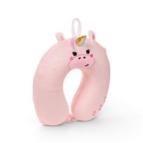 „Relaxeazzz Adoracorns“ „Bella the Unicorn“ pliušinė vaikų kelioninė pagalvė su atminties putomis