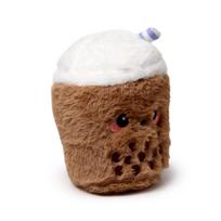 „Bubble Tea Foodiemals“ mikrobangų krosnelėje šildomas pliušinis levandų šilumos maišelis