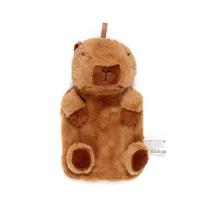 „Capybara“ 650 ml karšto vandens butelis su pliušiniu apvalkalu