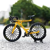1:8 mastelio mažas dviračio modelis Lenktyninis Metalinis Imitacinis Kalnų Dviratis Žaislas Ornamentas Miniatiūrinis Road Bmx Dviratis Modelis Vaikams