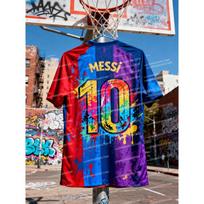 Naujas Atvykimas Messi Marškinėliai Vyriški Marškinėliai Moteriški Marškinėliai Laisvalaikio Drabužiai Gerbėjo Dovana Viršus Suaugusiems Vasaros Marškinėliai Viršus Vaikų Marškinėliai M red