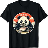 Panda Ramen Kawaii Neko Japanese Noodles Aesthetic T-Shirt XXXXXL juoda