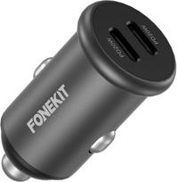 FoneKit Travel 40W, 2 x USB-C Car Charger (PD-179S)