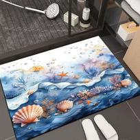 Diatomito Žemės Neslystanti Greitai Džiūstanti Vonios Kilimėlis – Vandens Sugeriantis & Purvui Atsparus 40x60cm