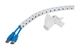 Neomounts ADS06-141WH, Cable Sleeve for  1-4 cables, 200x2x2cm,