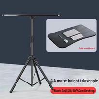 Jundingying 1.4M Adjustable Outdoor Laptop Desk Stand gray