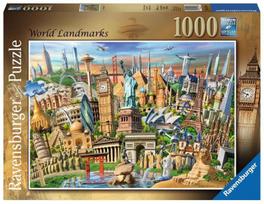 Ravensburger dėlionė „Pasaulio paminklai“, 1000 det.