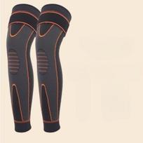 2 Pairs Arthritis Relief Sport Knee Pads Elastic Knee Support Fashion Leg Protectors 2XL oranžinė
