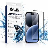 Quik Accessories SHARK Series Premium Strong Full Cover Tempered Glass for Xiaomi 15T Pro + QK-SS-TG-XIA-15TPRPL