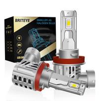 Briteye H11 H8 LED priekinis žibintas automobiliams, suderinamas su nauju standartiniu transporto priemonės technine apžiūra, LED H11/H8 balta