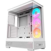 NZXT S5 RGB, Tempered Glass, White CC-S51FW-01