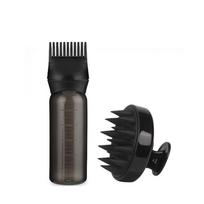 120 ml plaukų dažų buteliukas su aplikatoriaus šepetėliu salono plaukų dažymo dažymo buteliukai black