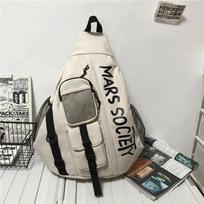 Vyriška Korėjietiška Trend Messenger Pečių Krepšys Sportinis Kelioninis Didelės Talpos Kuprinė Moteriškoms Studentėms Per Kūną Krūtinę Atsitiktinė Krepšys bolso gray