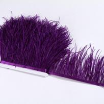 Stroiko plunksnų apdaila 8-10cm 10-15cm 10 metrų Kutai Balti Drabužiams Juostelė Sijonas Plumas Plunksnos Dekoracija Vestuvės Šventė 10-15CM violetinė