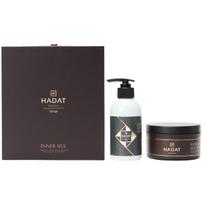 Hadat Cosmetics Inner Silk Kit Plaukų atokvėpis (šampūnas, 250 ml + plaukų kaukė, 300 ml)